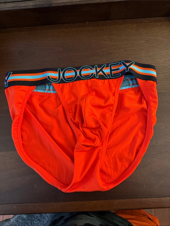 Jockey Other - Jockey Men’s Bright Orange Athletic Briefs with Black & Teal Waistband